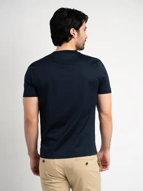 MAJICA OD MERCERIZIRANOG PAMUKA M NAVY REGULAR