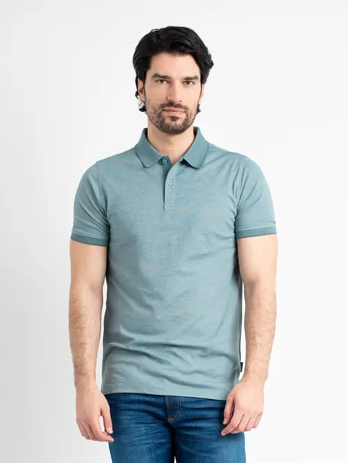 POLO MAJICA OD DVOBOJNOG INTERLOCK PLETIVA REGULAR TAMNO SIVA 3XL