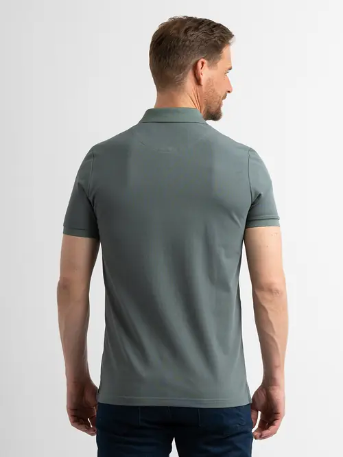 POLO MAJICA KRATKIH RUKAVA S IZVEZENIM LOGOM SLIM SVIJETLO ZELENA S