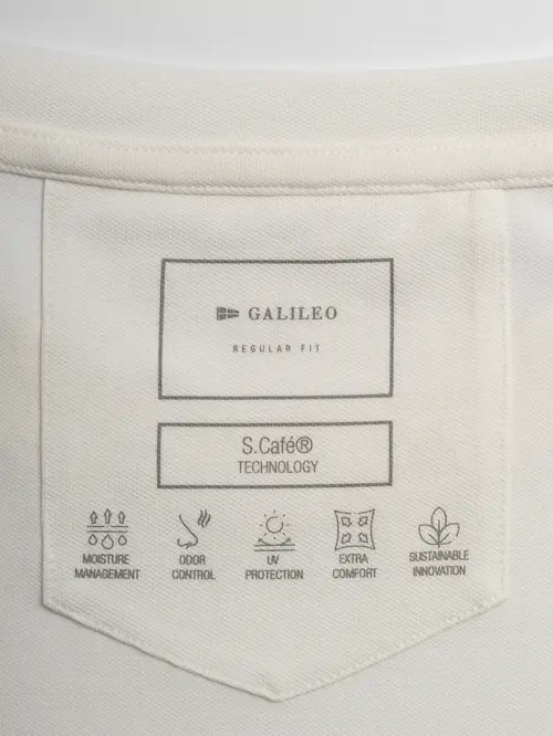MAJICA S S-CAFÉ TEHNOLOGIJOM REGULAR OFF WHITE XL
