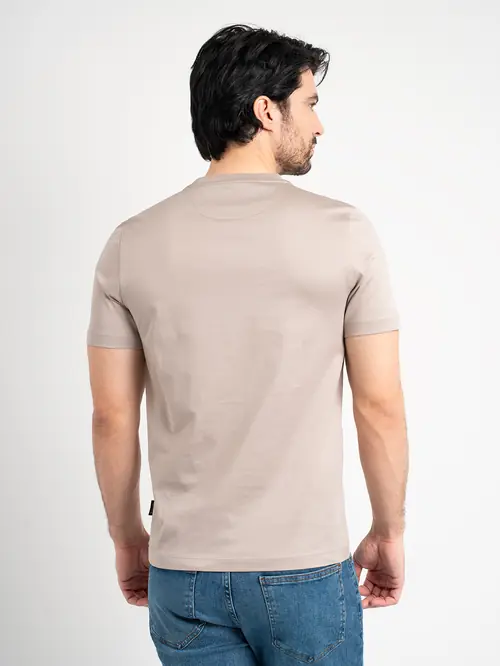 MAJICA OD MERCERIZIRANOG PAMUKA REGULAR SVIJETLO SIVA 2XL