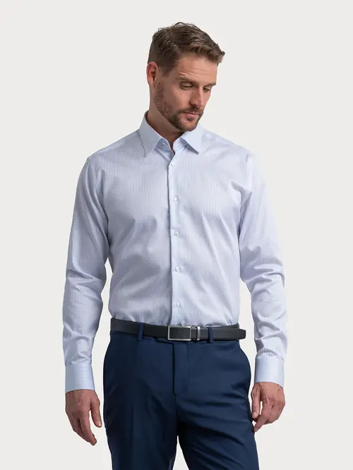 PREMIUM POSLOVNA KOŠULJA NON-IRON NA PRUGE SLIM BIJELA S