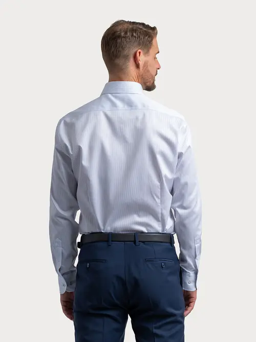 PREMIUM POSLOVNA KOŠULJA NON-IRON NA PRUGE SLIM BIJELA S