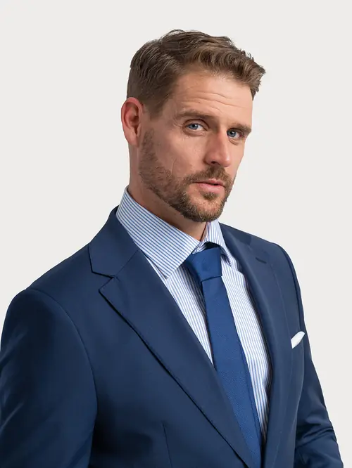 PREMIUM POSLOVNA KOŠULJA NON-IRON PRUGASTA SLIM BIJELA S