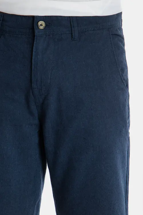 LANENE KRATKE HLAČE CHINO NAVY 48