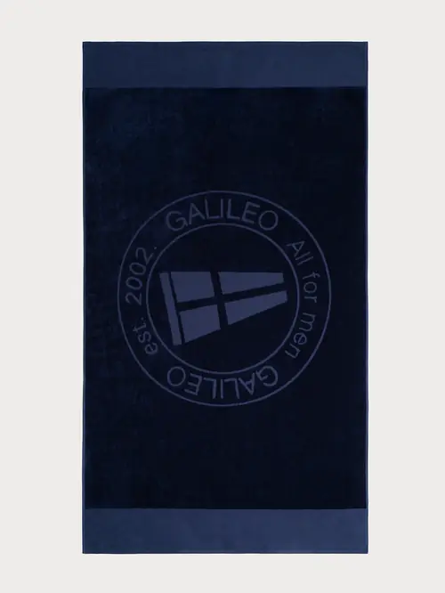 RUČNIK ZA PLAŽU S GALILEO LOGOM NAVY ONE SIZE