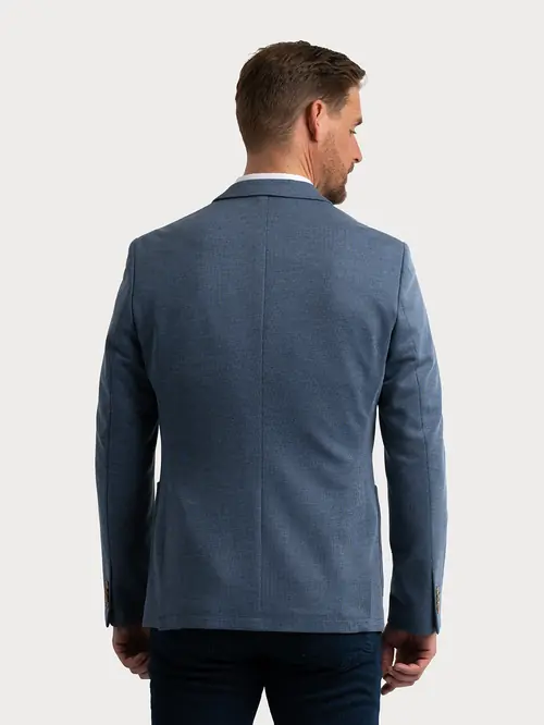 SAKO OD TEKSTURIRANE TKANINE - SMART CASUAL 50 PLAVA SLIM