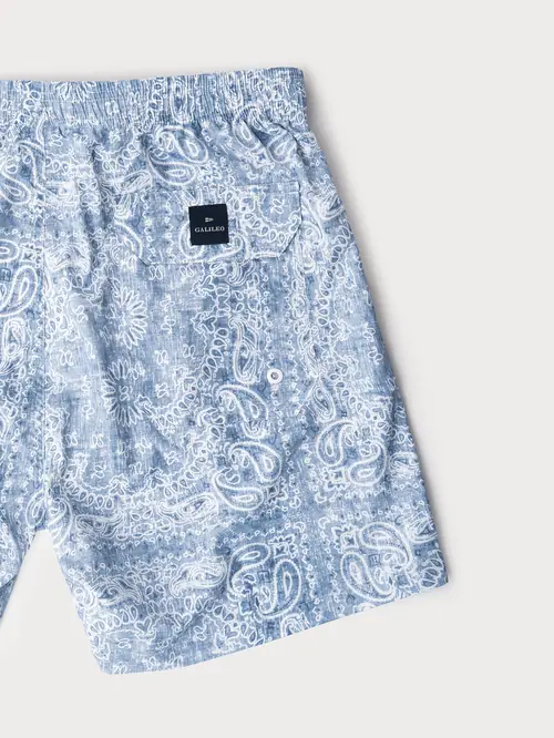 KUPAĆE GAĆE S PAISLEY UZORKOM M PLAVA