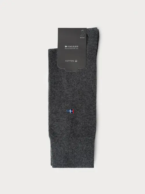 ČARAPE S GALILEO LOGOM 40-43 SIVA