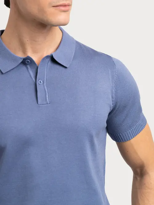 POLO MAJICA OD PLETIVA XL PLAVA REGULAR