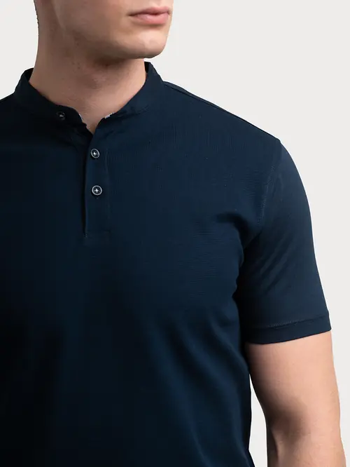 POLO MAJICA S RUSKIM OVRATNIKOM M NAVY REGULAR