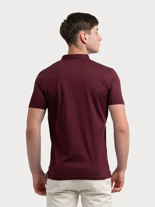 POLO MAJICA S RUSKIM OVRATNIKOM M BORDO REGULAR