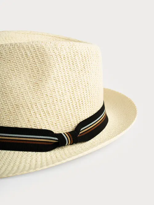 LJETNI ŠEŠIR OD SLAME ONE SIZE OFF WHITE