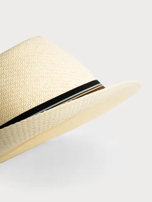 LJETNI ŠEŠIR OD SLAME ONE SIZE OFF WHITE
