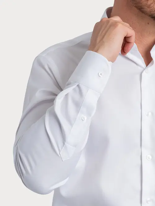 PREMIUM KOŠULJA S TKANIM UZORKOM NON-IRON M BIJELA SLIM