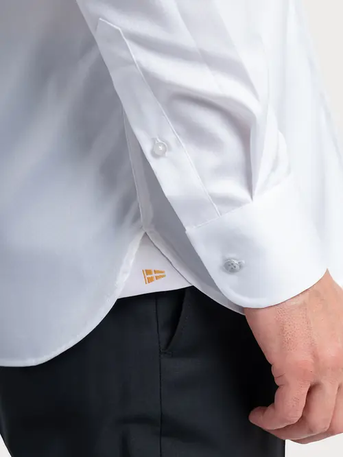 PREMIUM KOŠULJA S TKANIM UZORKOM NON-IRON M BIJELA SLIM
