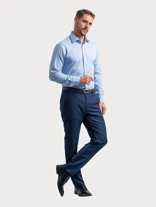 PREMIUM KOŠULJA OD OXFORD TKANINE NON-IRON S PLAVA SLIM