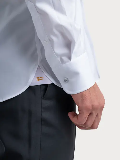 PREMIUM KOŠULJA OD JACQUARD TKANINE NON-IRON S BIJELA SLIM