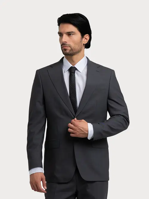 POSLOVNI VOLNENI SUKNJIČ ZA OBLEKO 48 DARK GREY SLIM