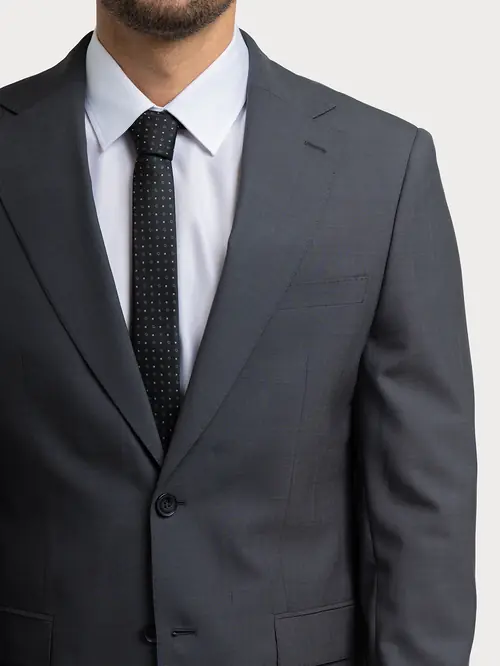 POSLOVNI VOLNENI SUKNJIČ ZA OBLEKO 48 DARK GREY SLIM