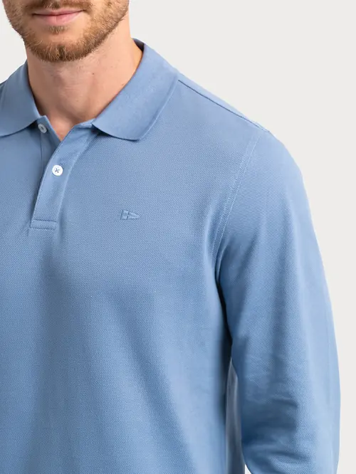 POLO MAJICA DUGIH RUKAVA OD 100% PAMUKA M SVIJETLO PLAVA REGULAR