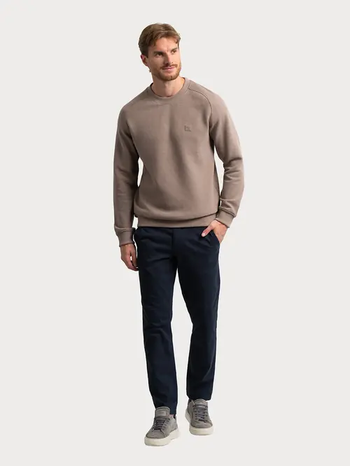MAJICA OD JACQUARD PLETIVA M SMEĐA REGULAR