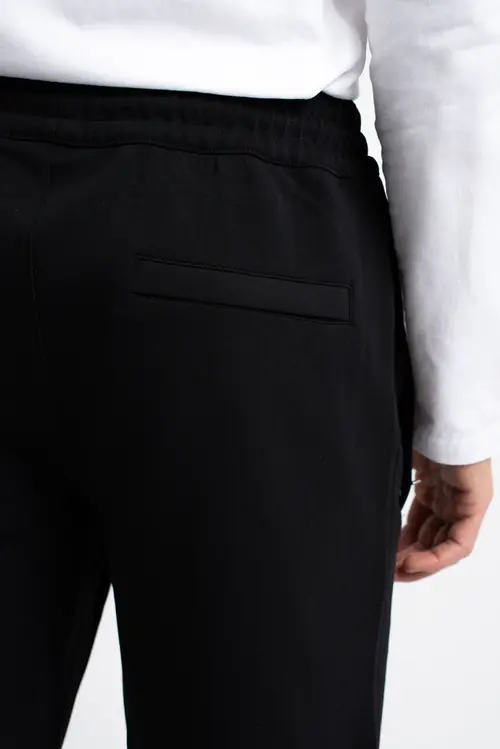 DONJI DIO TRENIRKE OD INTERLOCK PLETIVA M CRNA REGULAR