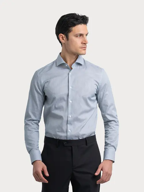 NON-IRON POSLOVNA KOŠULJA 100% PAMUK S ZELENA REGULAR