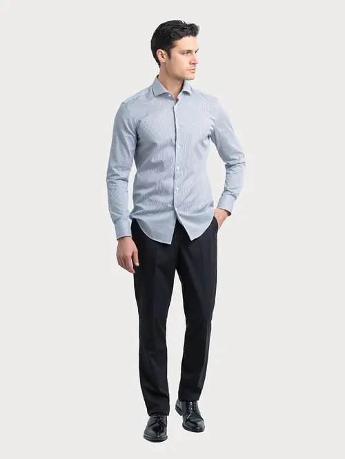 NON-IRON POSLOVNA KOŠULJA 100% PAMUK S ZELENA REGULAR