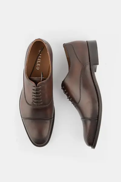 POSLOVNE KOŽNE CIPELE OXFORD CAP TOE
