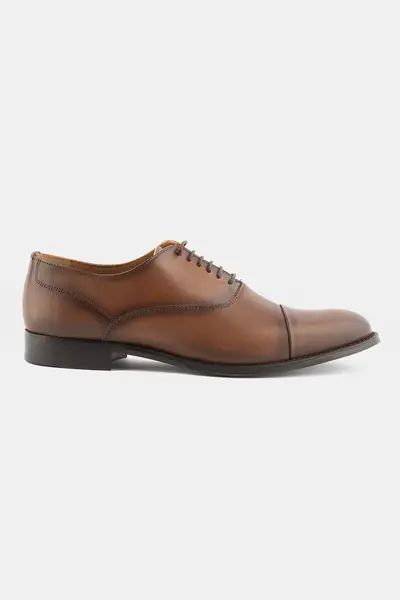 POSLOVNE KOŽNE CIPELE OXFORD CAP TOE