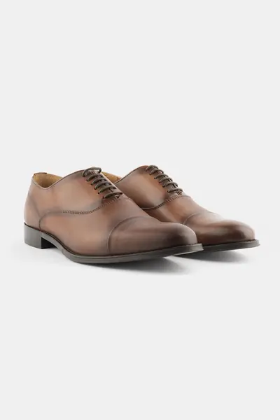 POSLOVNE KOŽNE CIPELE OXFORD CAP TOE