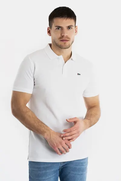 POLO MAJICA S IZVEZENIM LOGOM 100% PAMUK