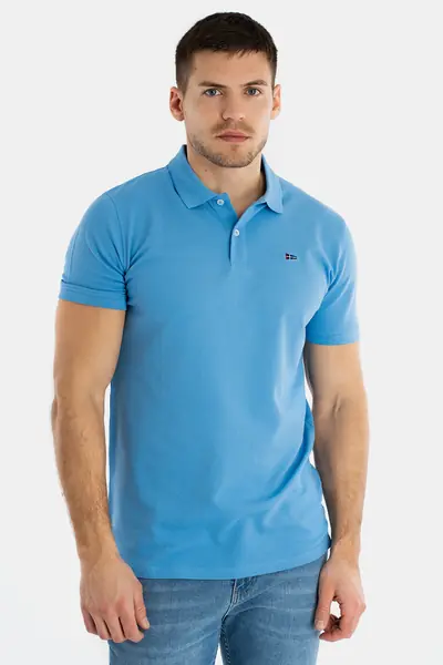 POLO MAJICA Z VEZENIM LOGOTIPOM IZ 100 % BOMBAŽA