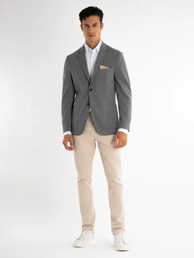 SMART CASUAL SUKNJIČ IZ STRUKTURIRANE TKANINE