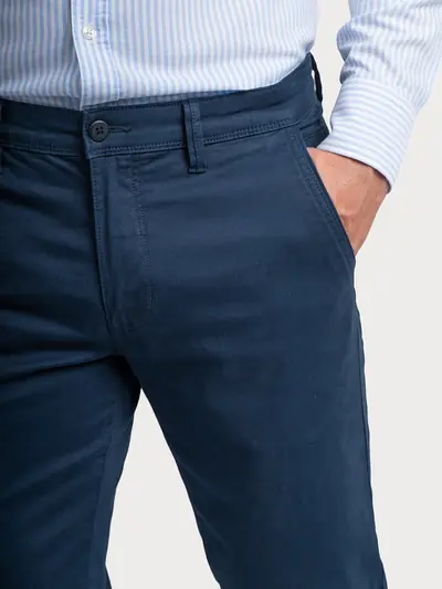 CHINO HLAČE FABRIC DYED