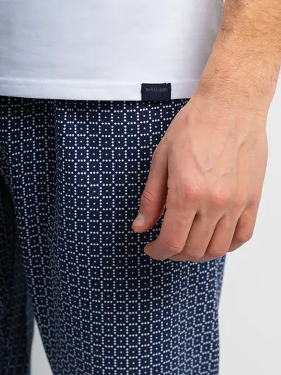 PAMUČNA PIDŽAMA S DODATKOM ELASTANA