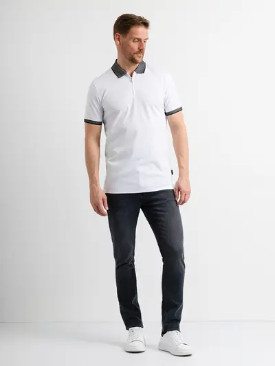 POLO MAJICA SA ZIP OVRATNIKOM OD INTERLOCK PLETIVA