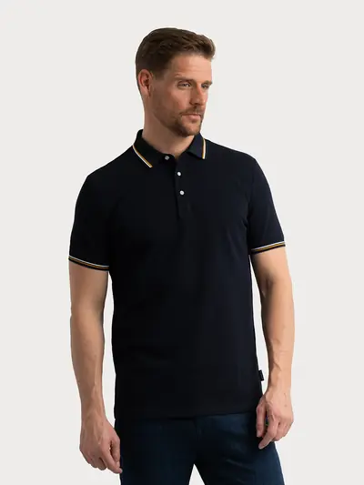 POLO MAJICA KRATKIH RUKAVA S KONTRASTNIM DETALJIMA