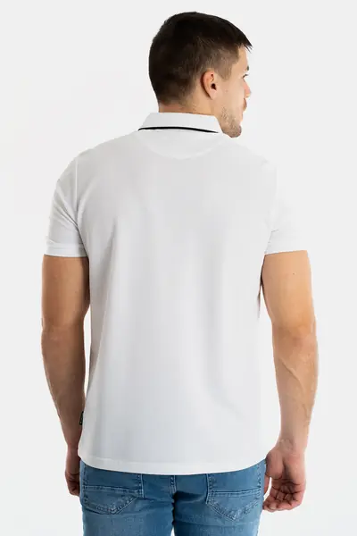 POLO MAJICA KRATKIH RUKAVA S KONTRASTNIM OVRATNIKOM