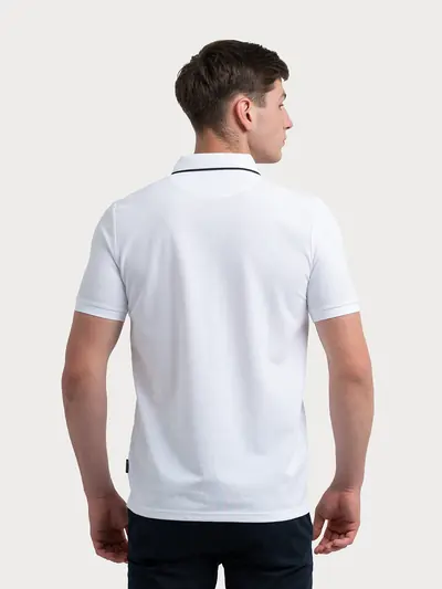 POLO MAJICA KRATKIH RUKAVA S KONTRASTNIM OVRATNIKOM