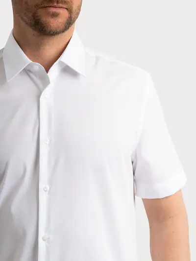 POSLOVNA KOŠULJA KRATKIH RUKAVA 100% PAMUK NON-IRON