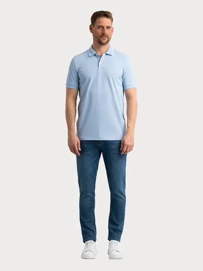 POLO MAJICA S KONTRASTNIM DETALJIMA