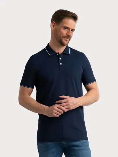 POLO MAJICA S KONTRASTNIM DETALJIMA