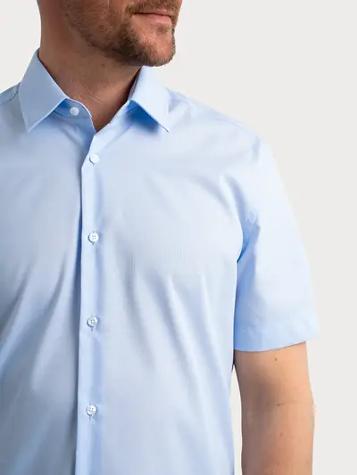 POSLOVNA KOŠULJA KRATKIH RUKAVA 100% PAMUK NON-IRON