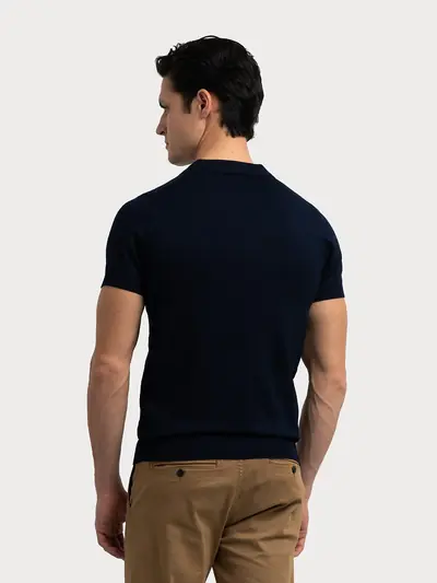 PLETENA POLO MAJICA S TEKSTUROM