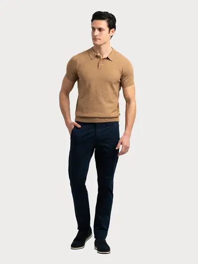 PLETENA POLO MAJICA S TEKSTURO