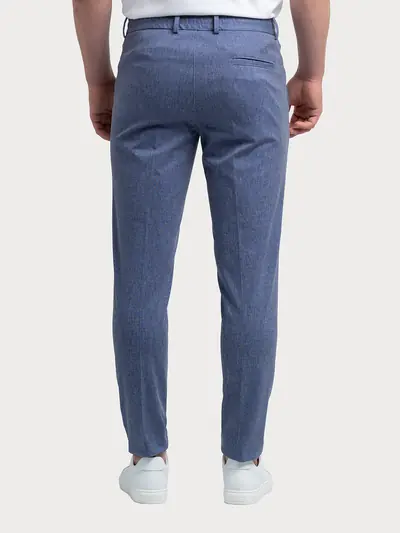 HLAČE OD ODIJELA SMART CASUAL S UZORKOM