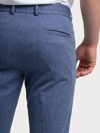 HLAČE OD ODIJELA SMART CASUAL S UZORKOM