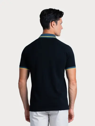POLO MAJICA S KONTRASTNIM OVRATNIKOM